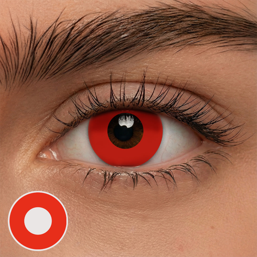 Ethoscolor Red Block Colored Contact Lenses (1-Month) – ethoscolor