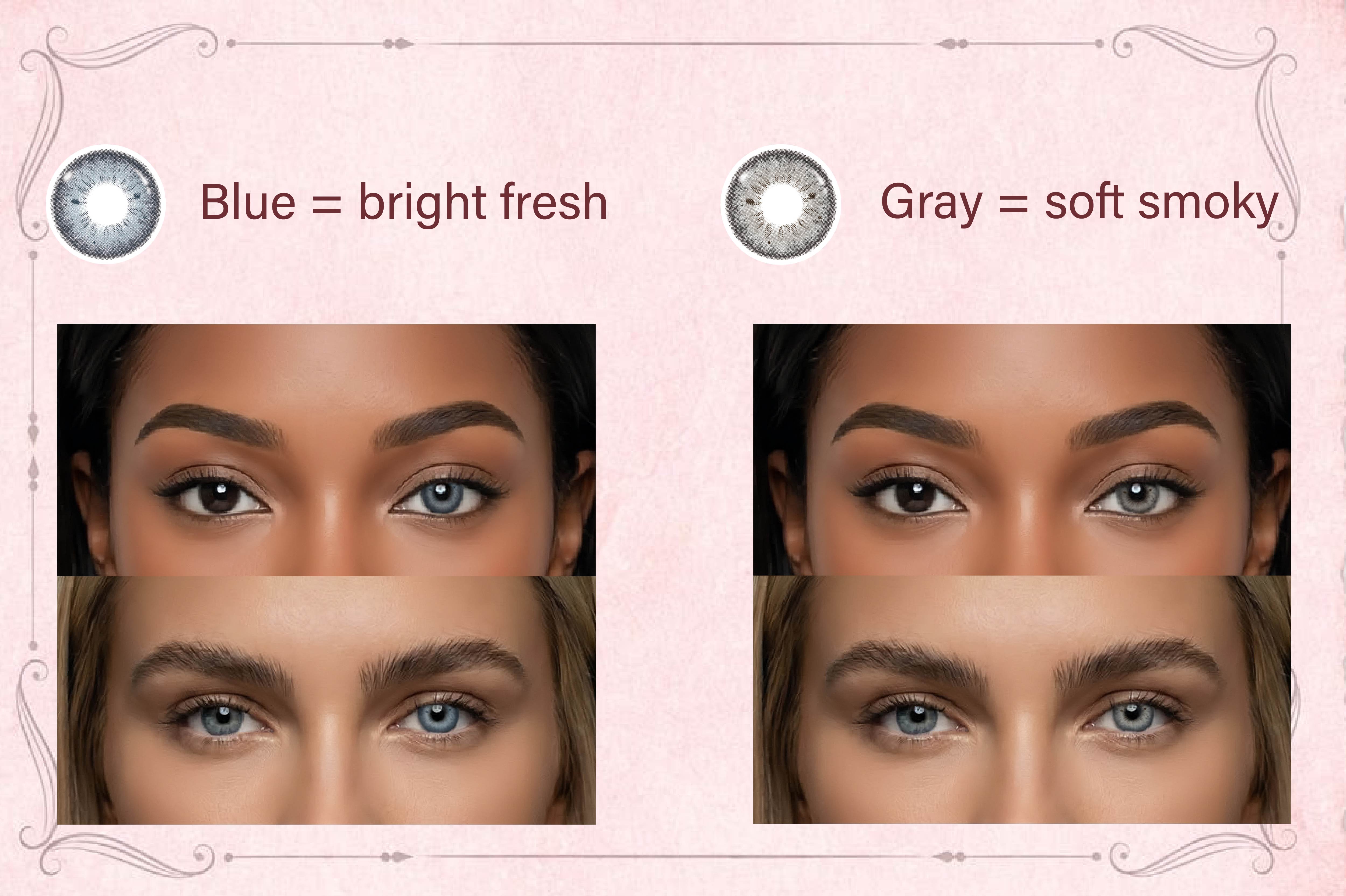 Gray vs Blue Contact Lenses: Which Cool-Tone Shade Is Right for You?