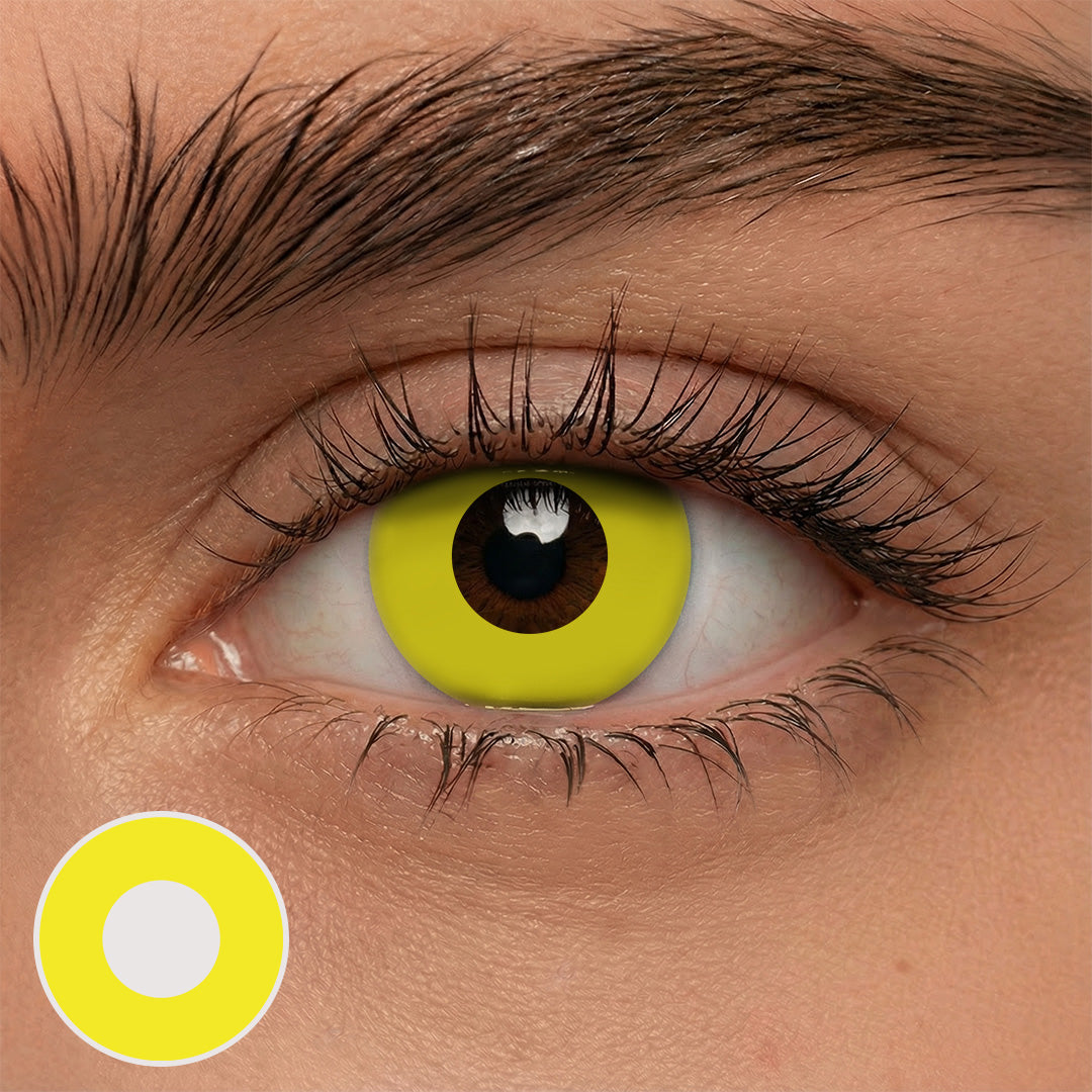 Ethoscolor Yellow Block Colored Contact Lenses (1-Year) – ethoscolor