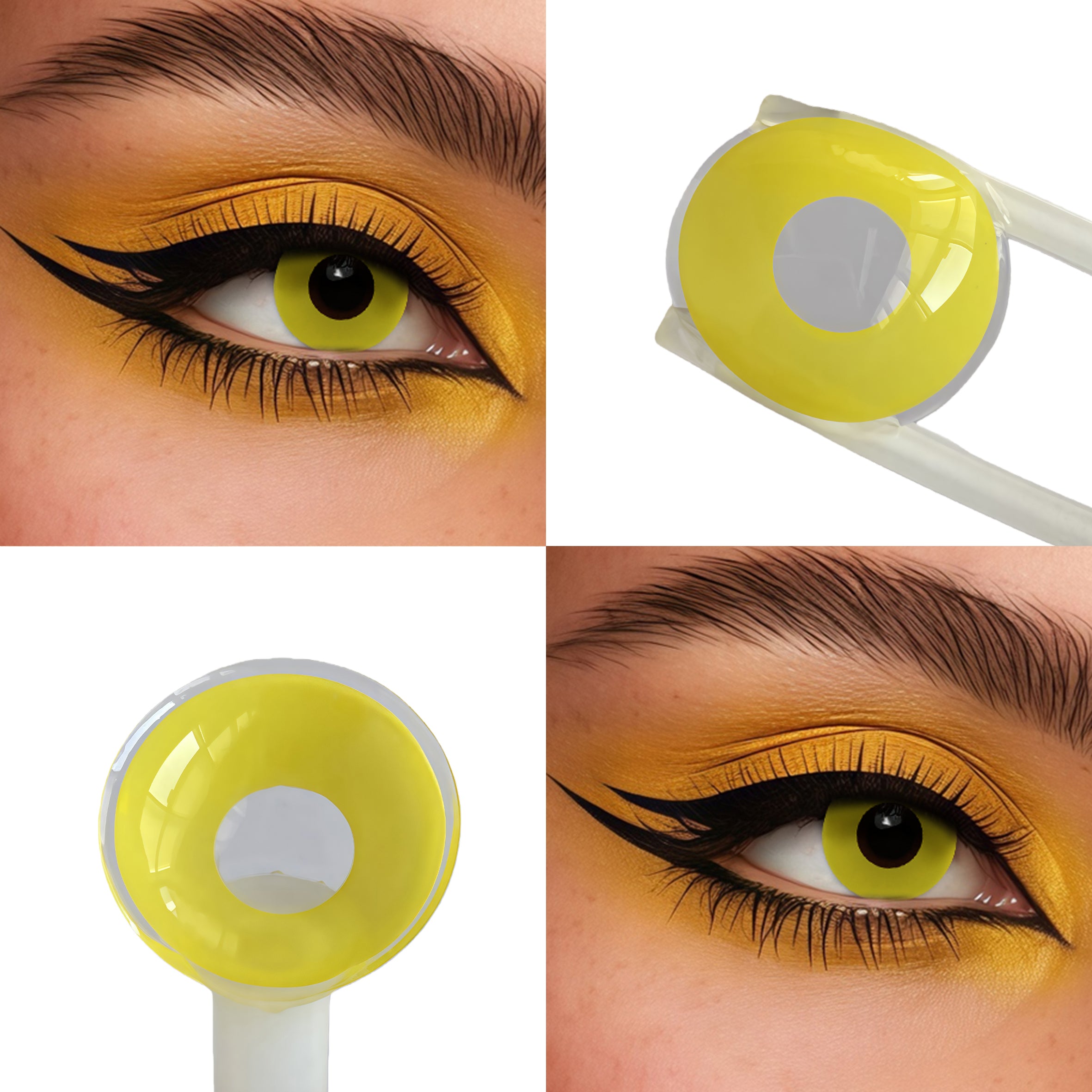 Ethoscolor Yellow Block Colored Contact Lenses (1-Year) – ethoscolor